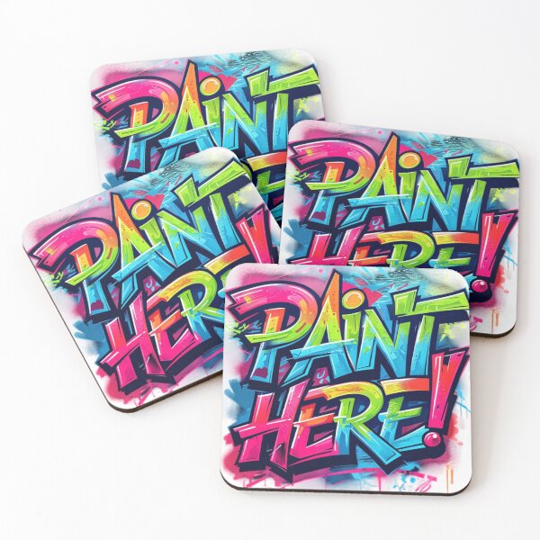 Item preview, Draw here a vibrant colorful graffiti design. designed and sold by AliKwStore.