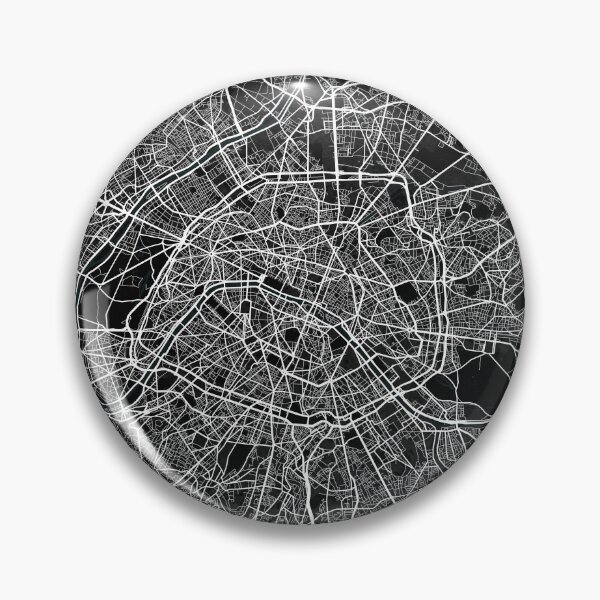 Item preview, Paris City Map of France - Dark designed and sold by deMAP.