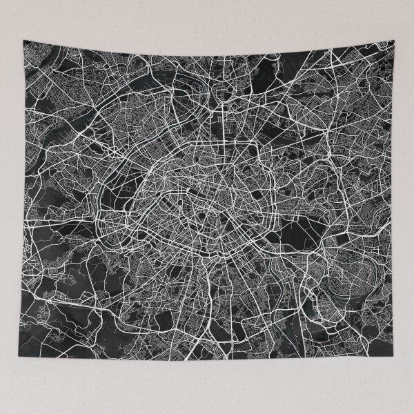 Item preview, Paris City Map of France - Dark designed and sold by deMAP.