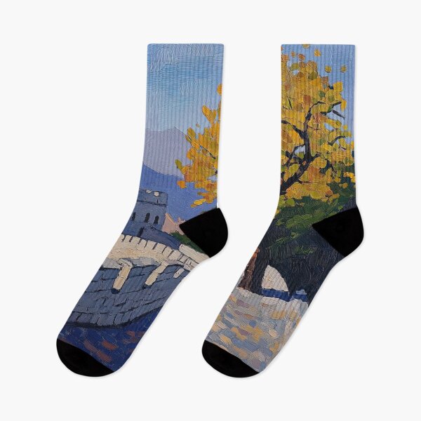Item preview, Great Wall of China | Post-impressionist painting style designed and sold by ComicsFactory.