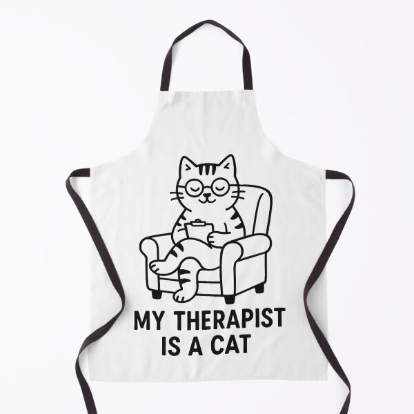 Item preview, My Therapist is a Cat – Funny Cat Lover Quote designed and sold by DOPANDA ..