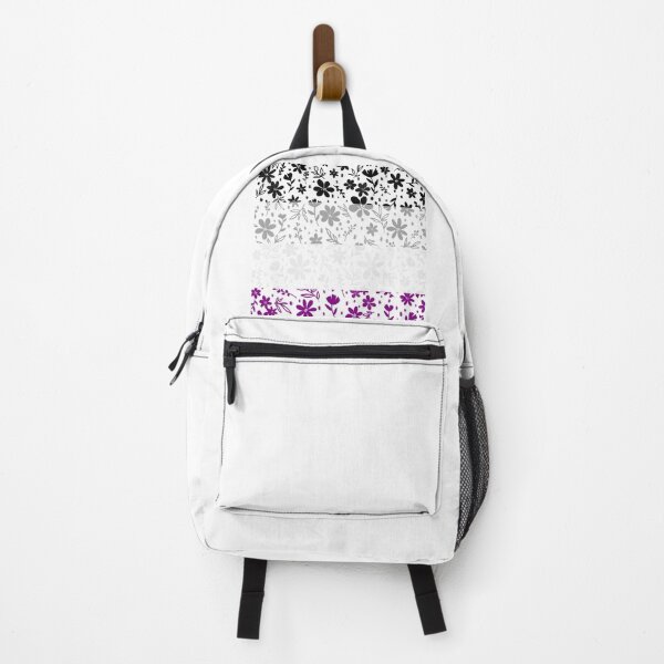 Item preview, Spring Floral Pattern - Asexual Pride Flag designed and sold by ArtAlmstEvryDay.