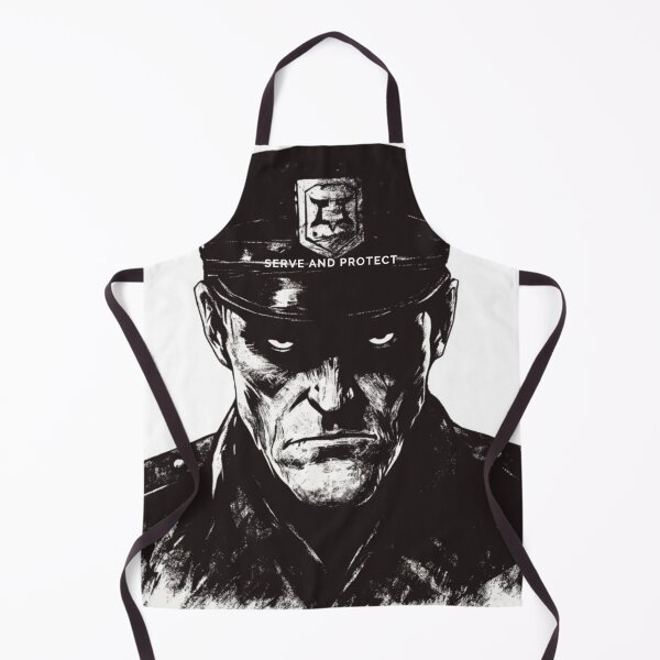 Item preview, Angry Police Officer Graphic Illustration designed and sold by VividDreamsArt.