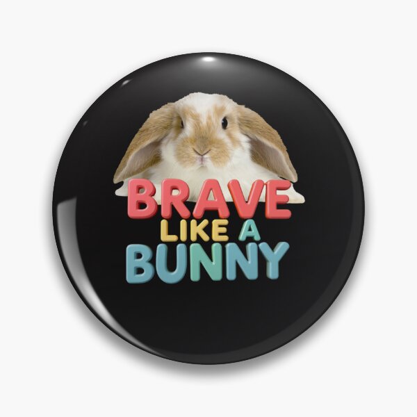 Item preview, BRAVE LIKE A BUNNY: Unique and Inspiring T-Shirt for Fearless Souls designed and sold by Mikel-empire.