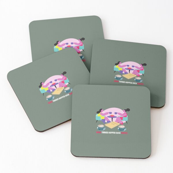 Item preview, Good things Happen Over Coffee designed and sold by LaPaz361.