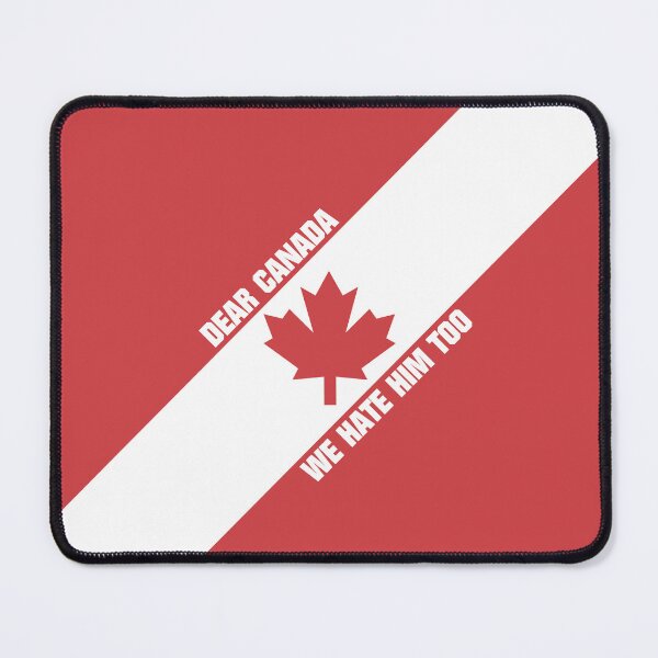 Artikelvorschau, Liebes Kanada, wir hassen ihn auch, Ahornblatt-Flagge entworfen und verkauft von Le Alovy.