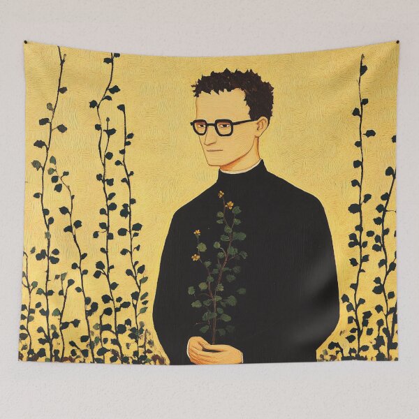 Item preview, Gregor Mendel | Post-impressionist painting style designed and sold by ComicsFactory.