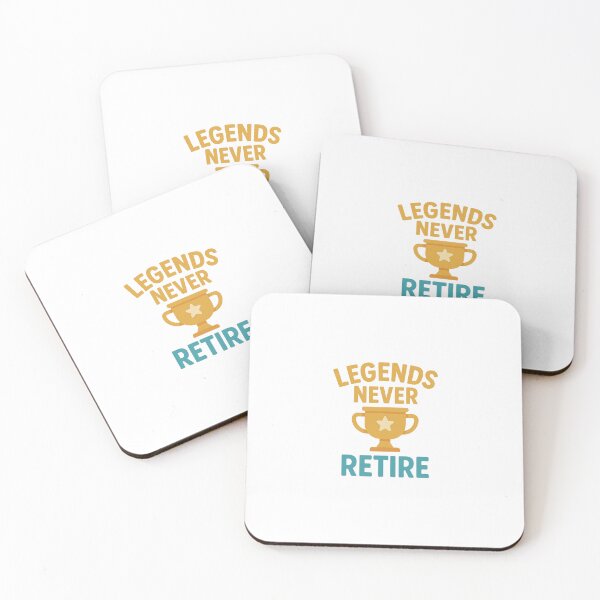 Item preview, Legends Never Retire - Inspirational Retirement Gift T-Shirt designed and sold by DJCApparel.