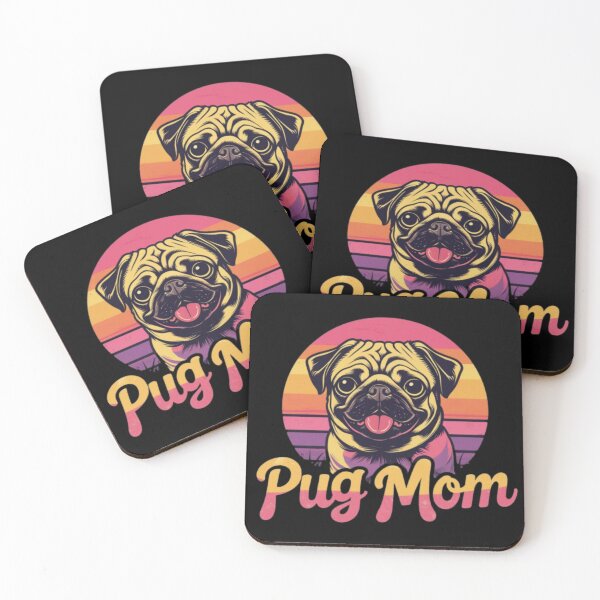 Item preview, Pug mom designed and sold by Digital Art and Funny Pets.