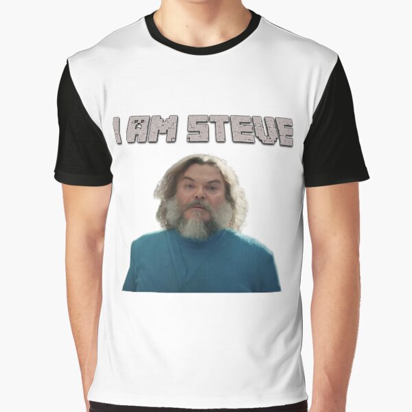 Item preview, Jack Black I am Steve designed and sold by SkyeTheCat.