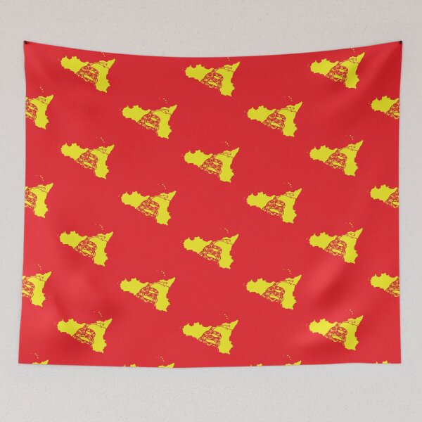 Item preview, SICILY  - Libertarian - Don't Tread On Me Gadsden Snake on SICILIAN Map designed and sold by pelagio.