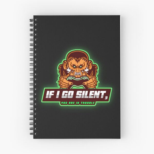 Item preview, IF I GO SILENT, YOU ARE IN TROUBLE designed and sold by DCTEEDESIGNS.
