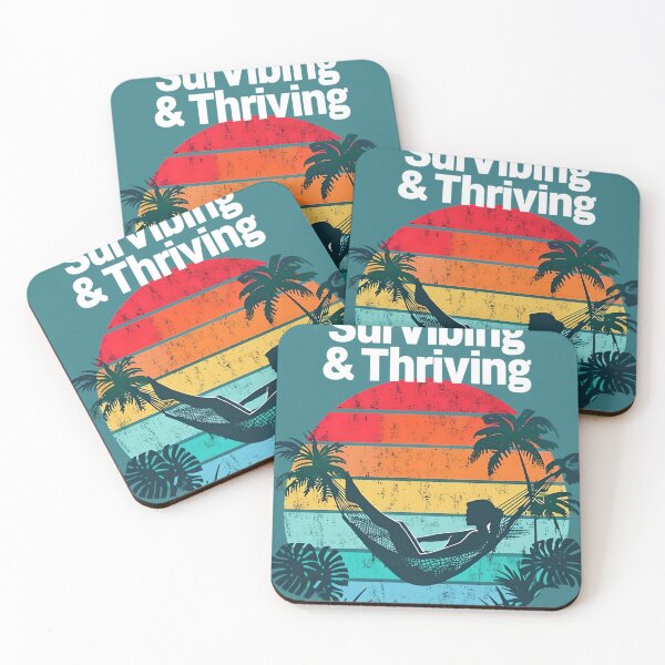 Item preview, SurVibing & Thriving designed and sold by ThreeFrenchies.