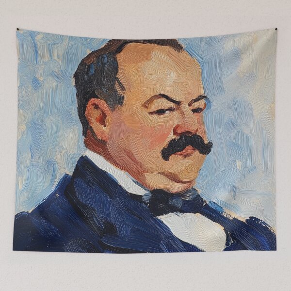 Item preview, Grover Cleveland  | Post-impressionist painting style designed and sold by ComicsFactory.