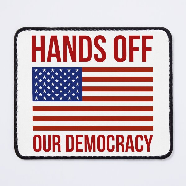Item preview, Hands off our democracy designed and sold by Rachel the Artist .
