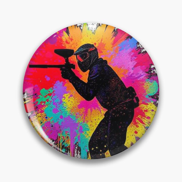 Item preview, Paintball Logo Game Player Pop Art Graphic  designed and sold by countrymouse.