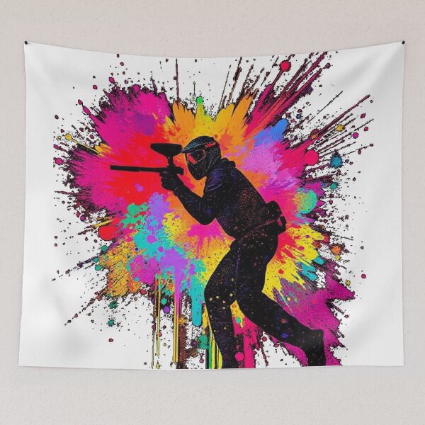 Item preview, Paintball Logo Game Player Pop Art Graphic  designed and sold by countrymouse.