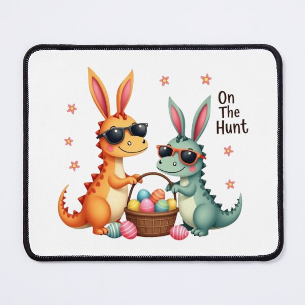 Item preview, On the Hunt - Funny Easter Dragons Disguised as Bunnies designed and sold by Digital Art and Funny Pets.
