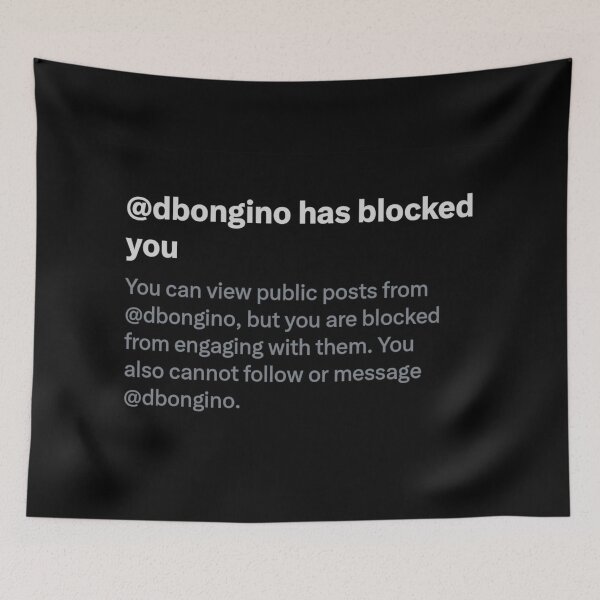 Item preview, Blocked by Bongino  designed and sold by CroakysCorner.