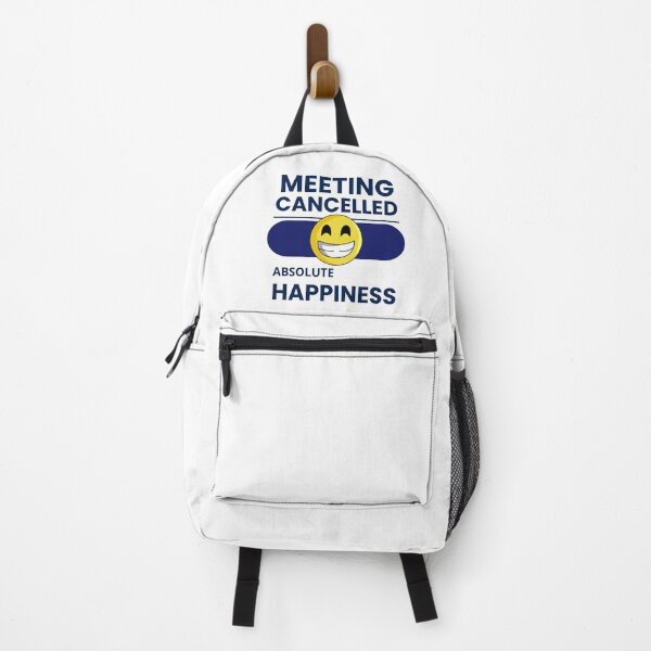 Item preview, Funny Design – Meeting Cancelled = Absolute Happiness – Work & Office Humor designed and sold by LaserKey.