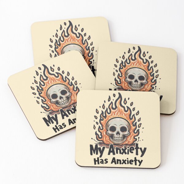 Item preview, My Anxiety Has Anxiety Dark Humor designed and sold by DemureArtsy.