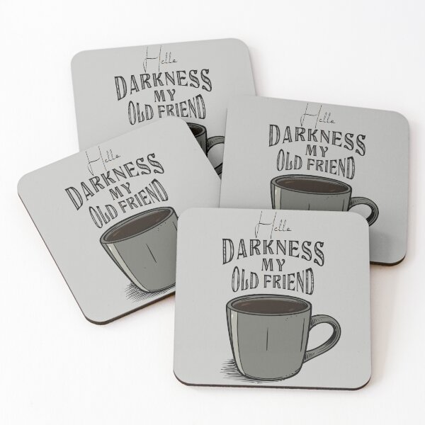 Item preview, Hello Darkness my Old Friend designed and sold by Onehappyhook.