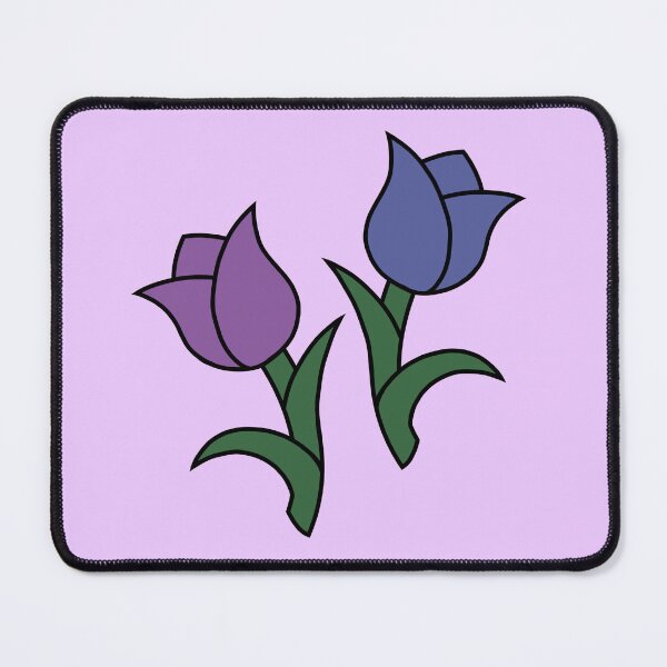 Item preview, Cute Tulips - Purple & Indigo designed and sold by TheeForestFox Shop.