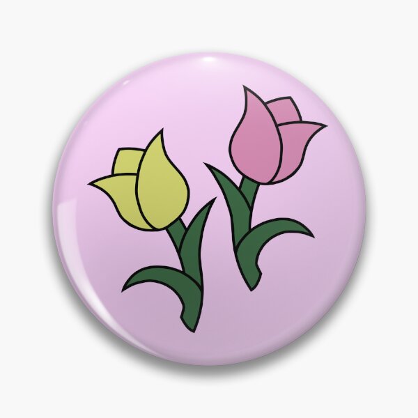 Item preview, Cute Tulips - Yellow & Pink designed and sold by TheeForestFox Shop.