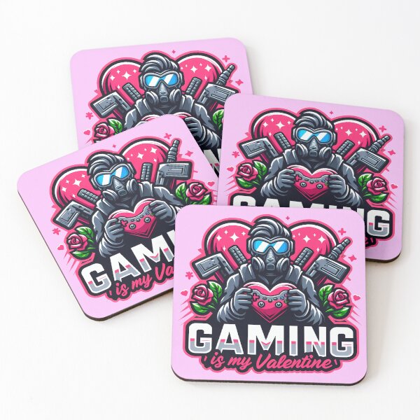 Item preview, Gaming is my valentine, typography designed and sold by maxmaj.