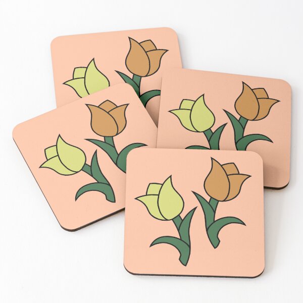 Item preview, Cute Tulips - Yellow & Orange designed and sold by TheeForestFox Shop.