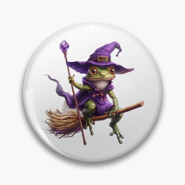Item preview, Magical Frog Witch designed and sold by NightWispStudio.