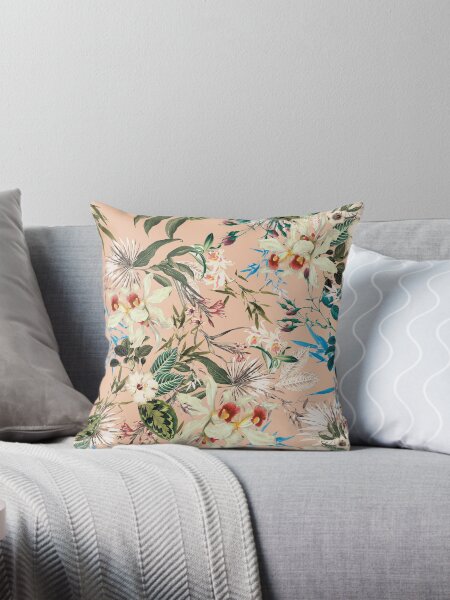 Item preview, Exotic Flowers on Peach Background  designed and sold by CountyKent.