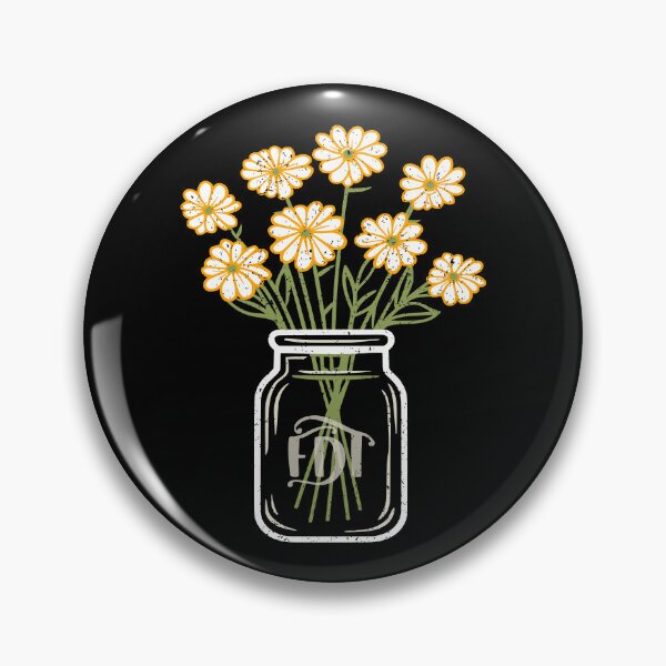 Item preview, Camiseta vintage FDT con flores sutiles en un tarro de cristal anti-Trump designed and sold by EthosWear.
