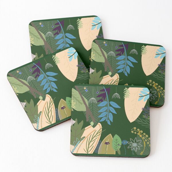 Item preview, Calm  Spring - Green Floral Plantscape designed and sold by Doodle & Wheel.