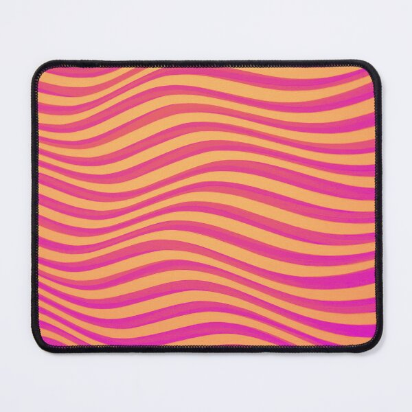 Item preview, Wavy Psychedelic Orange Pink Purple Stripes designed and sold by CountyKent.