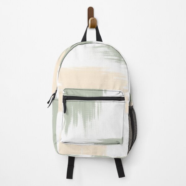 Item preview, Minimalist Abstract Brush Strokes in Sage Green and Beige designed and sold by JulzPink.