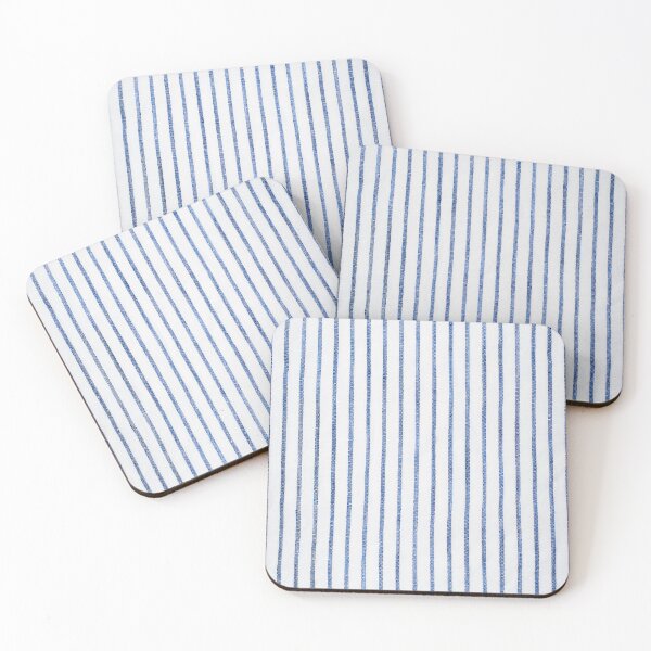 Item preview, Navy Blue Pinstripes on Cotton designed and sold by CountyKent.