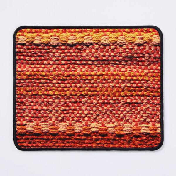 Item preview, Bright Red and Orange Woven Cotton Blanket Image designed and sold by CountyKent.