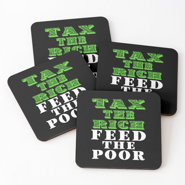 Item preview, Tax The Rich Feed The Poor Stickers designed and sold by EthosWear.