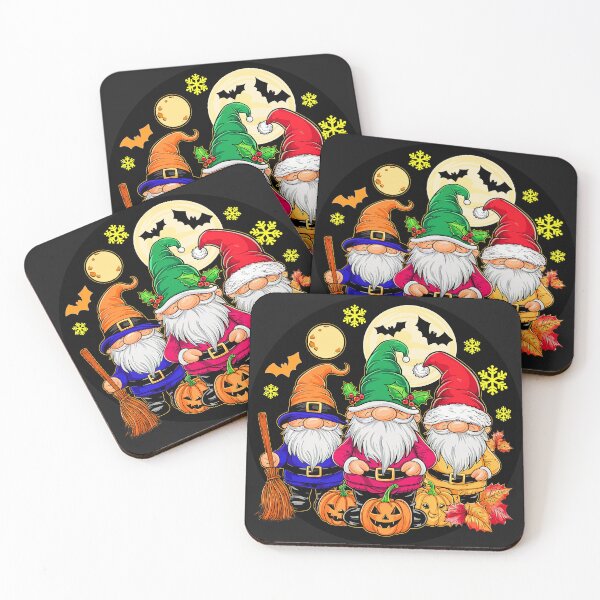Item preview, Gnomes Family Celebrate Halloween and Christmas designed and sold by DBM Photo Art 1.