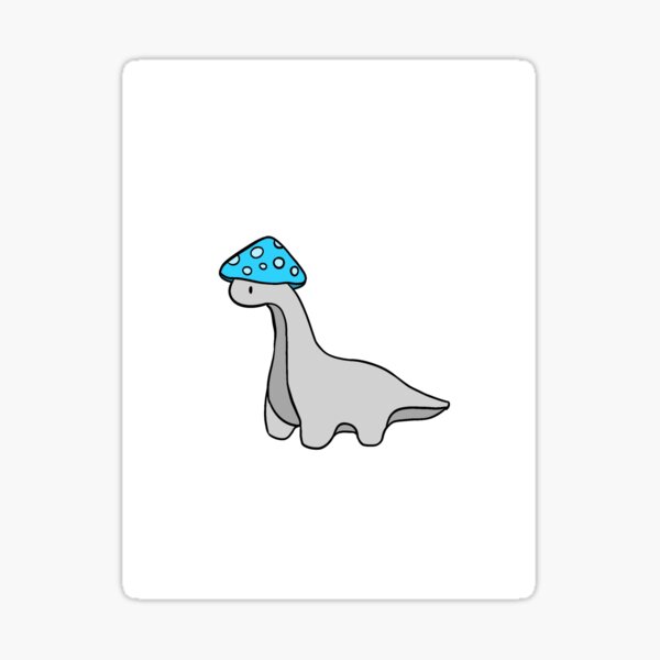 Artikel-Vorschau von Pilz-Dinosaurier, designt und verkauft von Drawings by Emily.