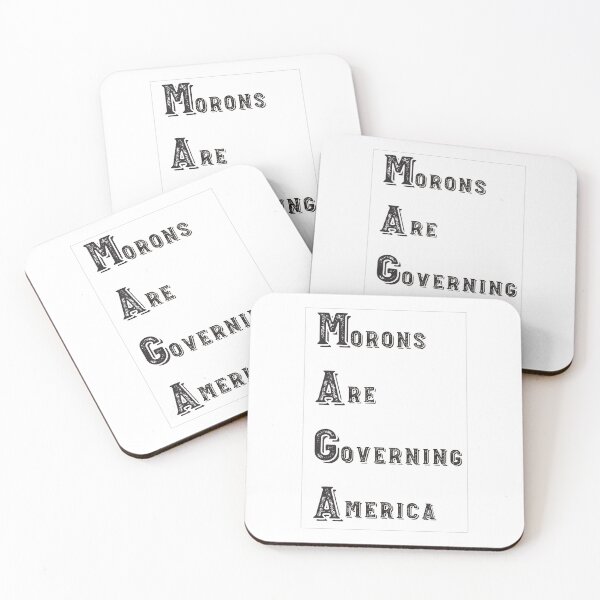 Item preview, MORONS ARE GOVERNING AMERICA designed and sold by Ian McKenzie.