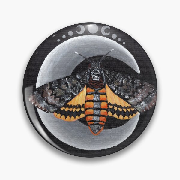 Item preview, Death Head Moth on Canvas designed and sold by EmilyDucky.
