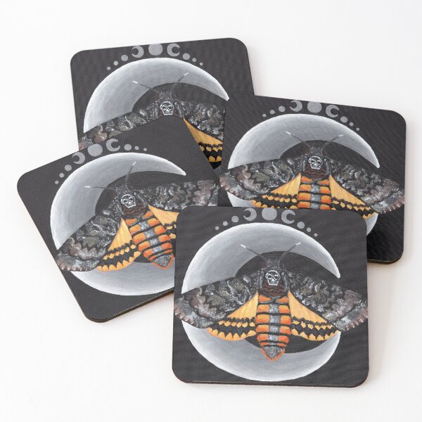Item preview, Death Head Moth on Canvas designed and sold by EmilyDucky.