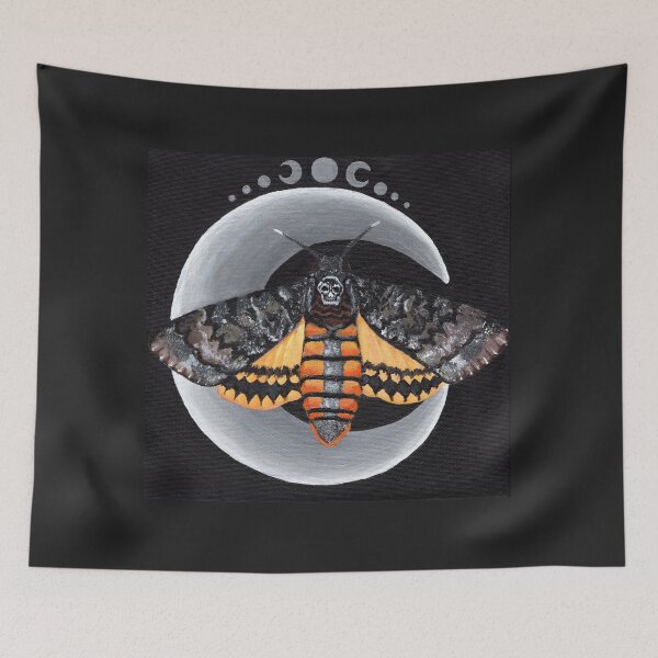 Item preview, Death Head Moth on Canvas designed and sold by EmilyDucky.