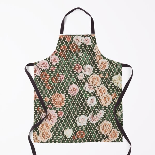 Item preview, Retro Roses Against Deep Green Leaves with "Net" Overlay designed and sold by CountyKent.