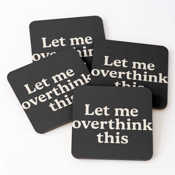 Item preview, Overthinker Sticker - Let Me Overthink This designed and sold by LaserKey.