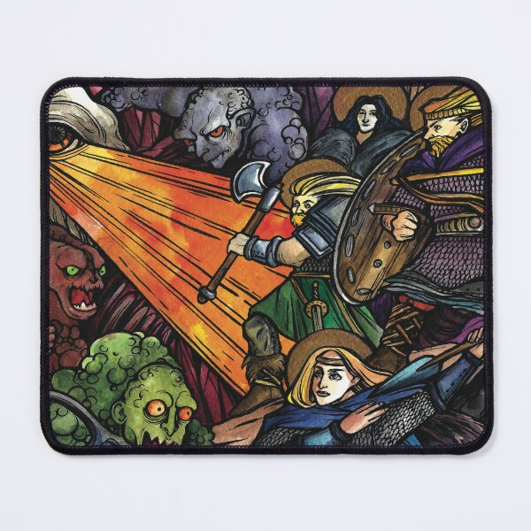 Item preview, Balor fights the Tuatha Dé Danann designed and sold by fateofthenorns.