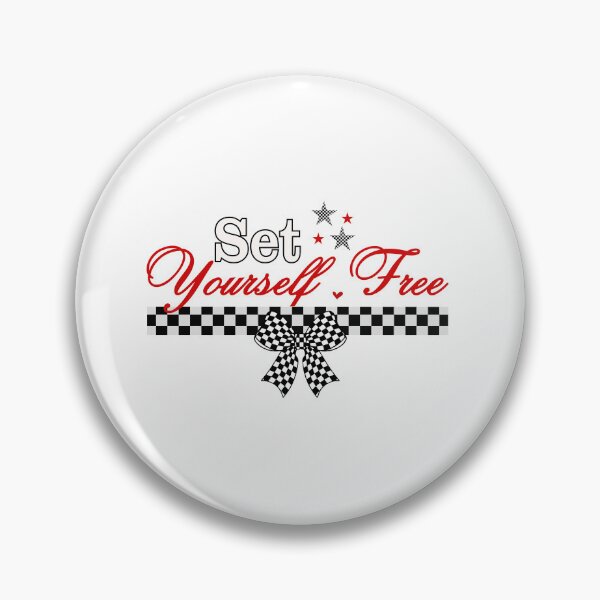 Item preview, Set Yourself Free, Inspiration Checkered Coquette Bow Design designed and sold by Raise2Shine.