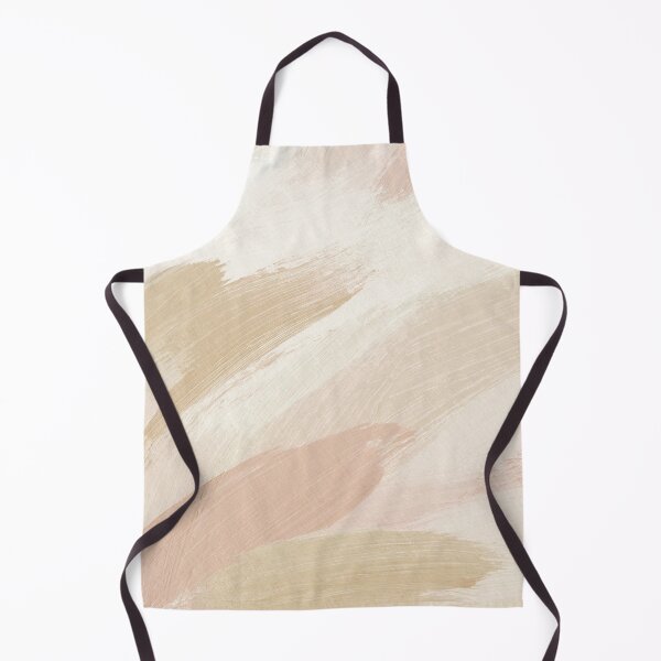 Item preview, Neutral Abstract Beige and Pink Brushstrokes Art by Synplus designed and sold by synplus.